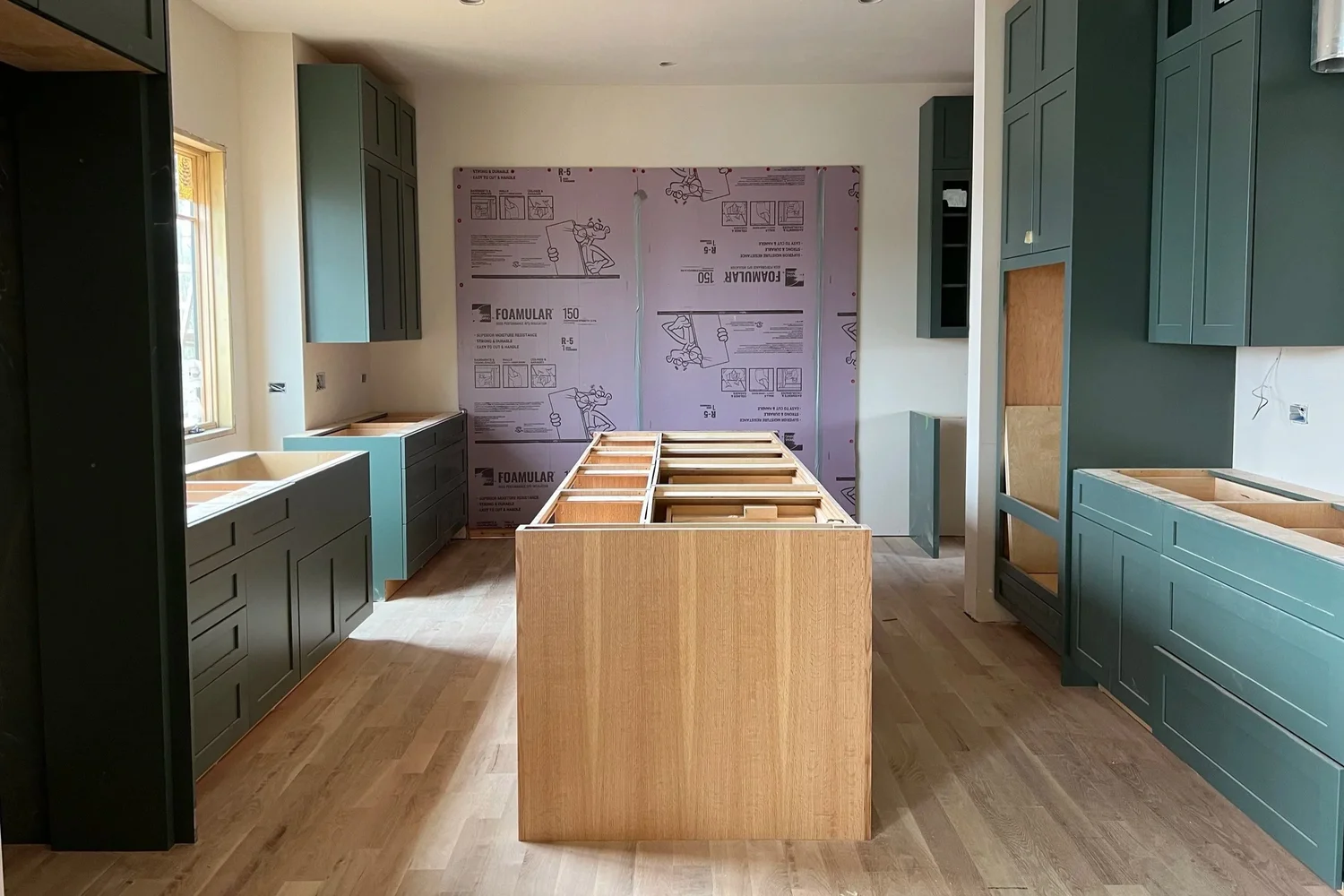 Cabinet installation — kitchen cabinetry